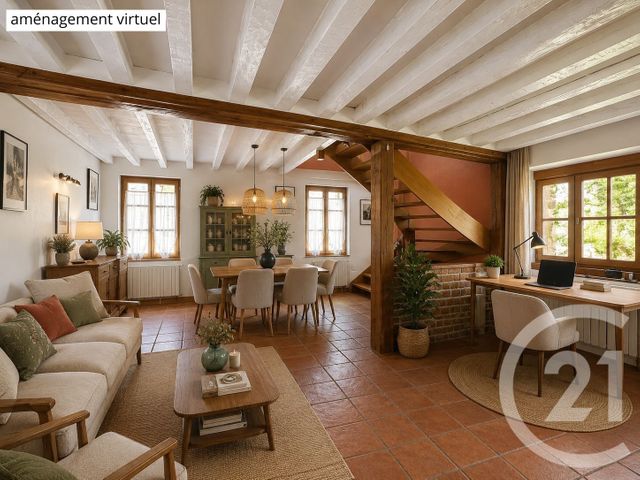maison à vendre - 4 pièces - 148.41 m2 - SOUESMES - 41 - CENTRE - Century 21 Sologne Immobilier